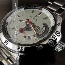 Date Luxury Elegant Fashion Mechanical Automatic Steel Men Wrist Watch Ah197