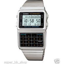 Dbc-611-1 Genuine Casio Watch Data Bank Calculation Steel
