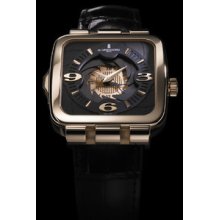 De Grisogono Fuso Quadrato Pink Gold Watch FUSOQUADRATON03