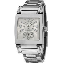 De Grisogono Women's 'instrumentino N02/b' Steel Diamond Watch Tinoac N02b