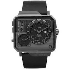 Diesel Dz7241 Triple Time Zone Gunmetal Military Dial Men's Watch