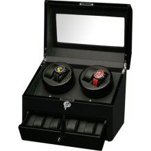 Diplomat Quad Black Watch Winder