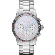 Dkny 3-hand Chronograph With Date Women's Watch Ny8722 Great Mother's Day Gift