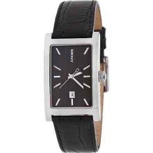 Dkny Ny1474 Mens Black Leather Watch Very Classic Come With Generic Box