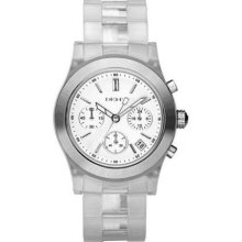 Dkny Ny8162 Clear Chronograph Ladies Watch