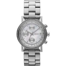 Dkny Ny8339 Chronograph Mother Of Pearl Ladies Watch