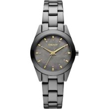 DKNY Women's NY8622 Grey Stainless-Steel Quartz Watch with Grey D ...