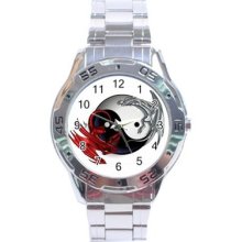 Dragon Yin Yang Stainless Steel Analogue Menâ€™s Watch Fashion Hot