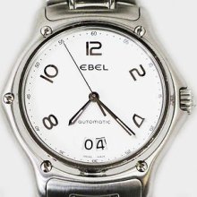 Ebel 1911 Big Date 9125241 Menâ€™s Automatic White Dial Watch