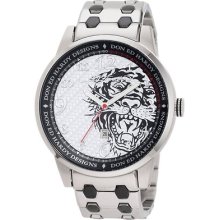 Ed Hardy Midnight Silver Watch Md-sr/ Official Stockist/brand (rrpÂ£120)