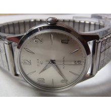 Elgin Men's Silver Automatic Swiss Made Watch