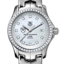 Emory TAG Heuer Watch - Women's Link Watch w/ Diamond Bezel