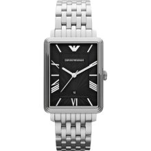 Emporio Armani Analog Silvertone Watch