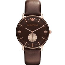 Emporio Armani Classic Leather Watch AR0383