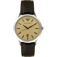 Emporio Armani Leather Men's Watch AR2428