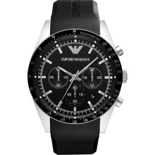 Emporio Armani Tachymeter Bezel Chronograph Watch