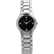 Esq 7100813 By Movado 4 Diamomd Hour Markers Stainless-steel Women's