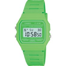 F91WC Classic Digital Water Resistant Watch - Green