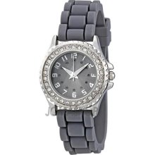 FMD Grey Dial Grey Rubber Ladies Watch ZRT8045