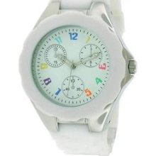 FMD Jellybean White Rubber Womens Watch