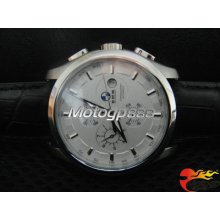 For Bmw Automatic Mechanical Men Watch Leather Wristwatch White Sports X5 X6 X3