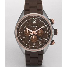 Fossil Chronograph Brown Dial With Date Men's Watch