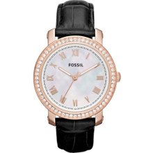 Fossil Emma Rose Leather Ladies Watch Es3117