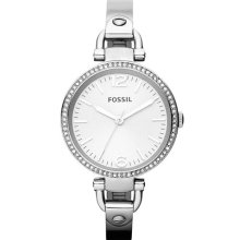 Fossil 'Georgia' Crystal Bezel Watch, 32mm