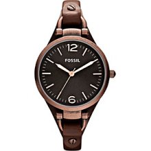 Fossil Georgia Watch - Brown