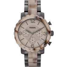 Fossil JR1383 Natalie Steel & Acetate Women's Watch