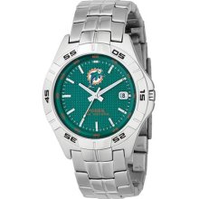 Fossil Miami Dolphins Watch Defender Model Nfl1105 In Box With Tags