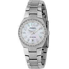 Fossil Mother-of-Pearl-Dial Watch