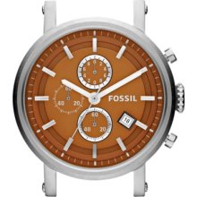 Fossil Stainless Steel Watch Case - Orange - C221013