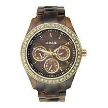 Fossil Stella Multifunction Brown Dial Women's Watch #ES2795