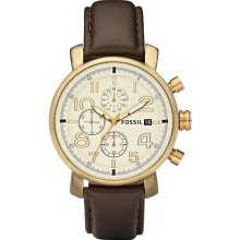 Fossil Vintage Watch Bronze DE5009 Men Watch Chronograph