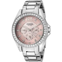 Fossil Women's Pink Dial Watch ES2251