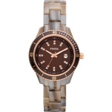 Fossil Women's Stella Black Dial Watch ES3094