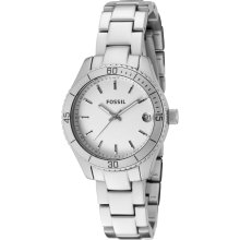 Fossil Women's White Dial Watch ES2901