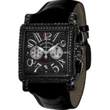 Franck Muller Cortez Chronograph 10000HCCNRDCD Black Diamond Watch