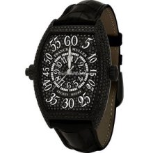 Franck Muller Curvex Secret Hours Black Diamond 8880SEH2NRDCD Watch