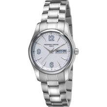 Frederique Constant Watches Men's Junior Silver Day Date Dial Day Dat