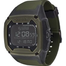 Freestyle Men's Shark Digital Green Polyurethane Quartz Watch