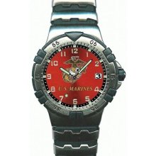 Frontier Watches US Marines Red Water Resistant Watch