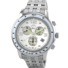 Fuji Time Men's Makinoodera Water-Resistant Watch in Silver