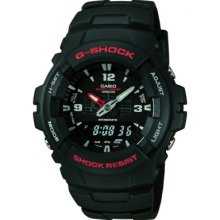 G-100-1BVMES Casio Mens G-Shock Dual Time Watch