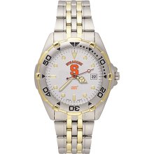 Gents NCAA Syracuse University Orange Watch In Stainless Steel