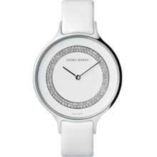 Georg Jensen Ladies' Watch 316 Concave With Diamonds - Large