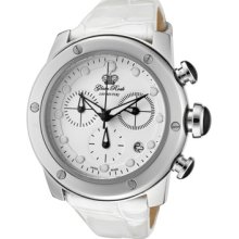 Glam Rock Watches Women's Aqua Rock Chronograph White Dial White Genui