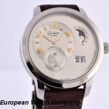 Glashutte Original PanoMaticLunar XLSilver Dial 18K WG