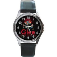 Glee Unisex Silver-Tone Round Metal Watch 19